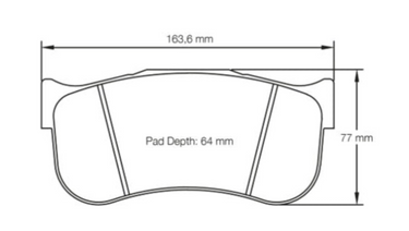 Pagid Racing Brake Pads No. 8101 - Competition Motorsport